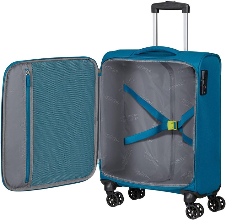 American Tourister Hyperspeed - Spinner S, Handgepäck, 55 cm, 37 L, Türkis (Deep Teal) Türkis (Deep