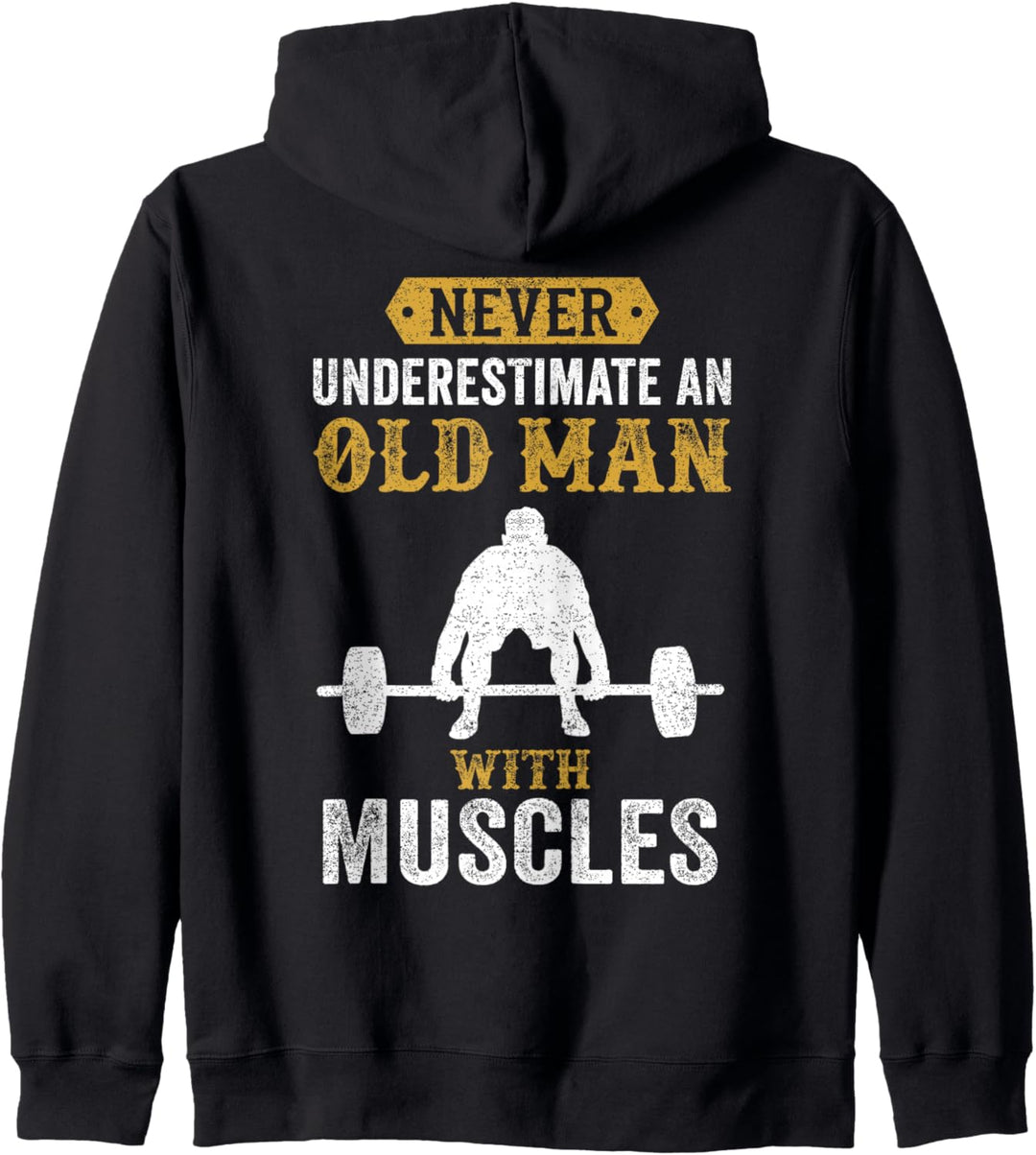 Lustiger Spruch Gewichtheber Geschenk Bodybuilder Kapuzenjacke