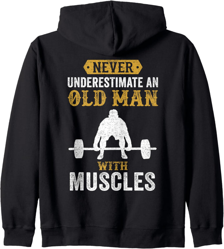 Lustiger Spruch Gewichtheber Geschenk Bodybuilder Kapuzenjacke