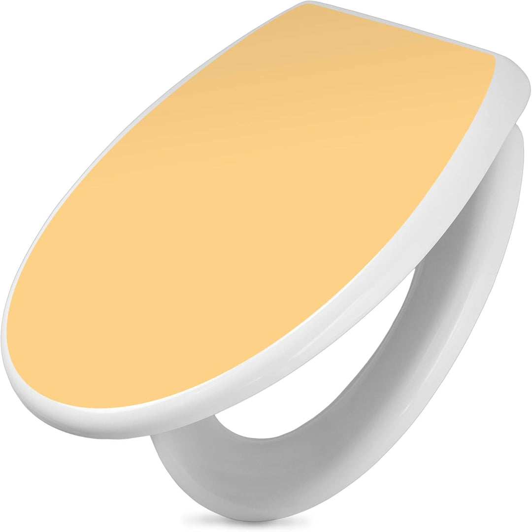 banjado Toilettendeckel mit Absenkautomatik 44,5x37cm - Soft Close Toilettensitz - WC Sitz mit Absen