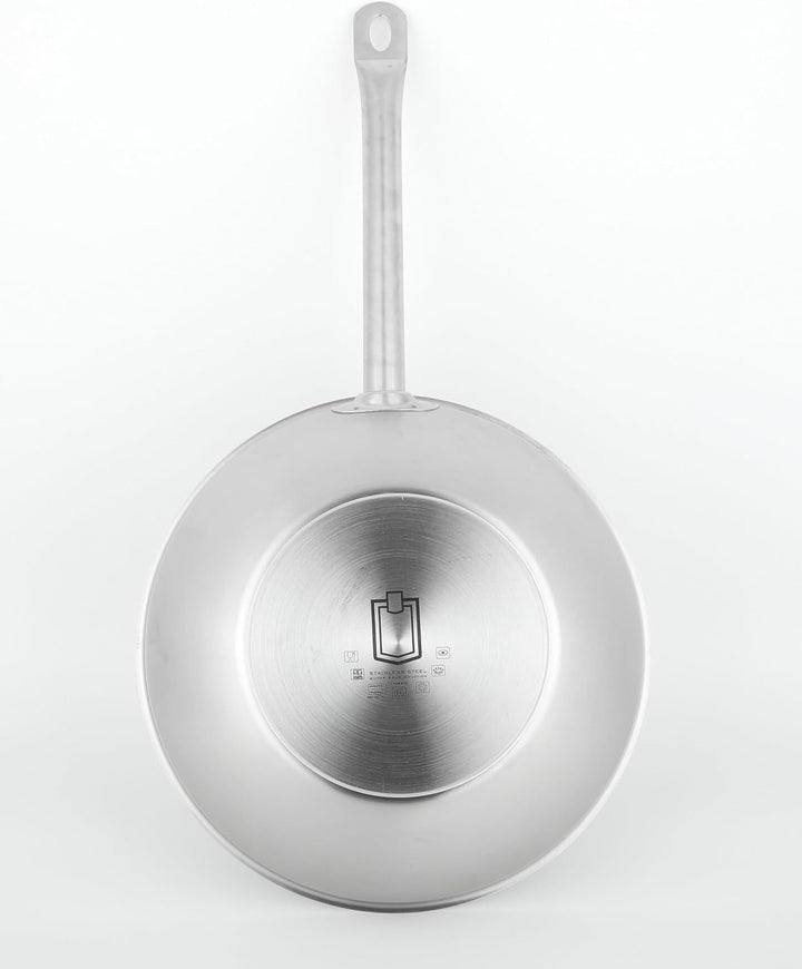METRO Professional Sauteuse | Ø 24 cm | 1 Liter | Edelstahl | Induktion | Schüttrand | Backofenfest