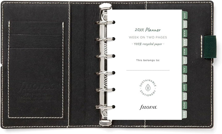 Filofax Eco Essential Pocket Organiser Ash Grey aschgrau, aschgrau