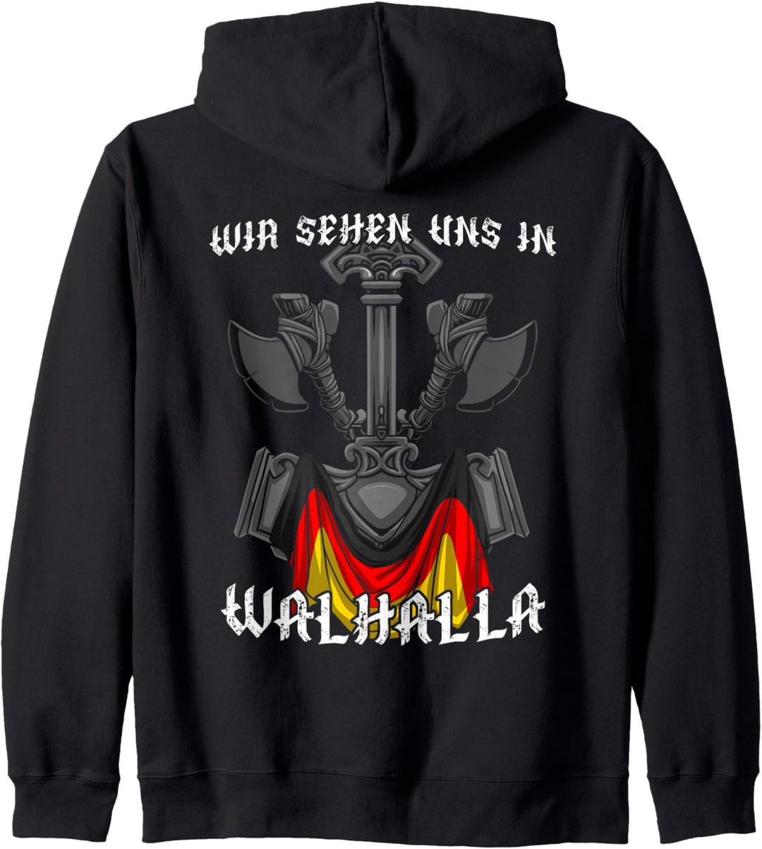 Wir sehen uns in WALHALLA Kapuzenjacke