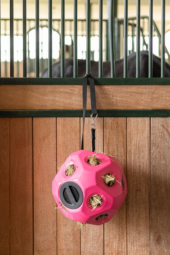 Kerbl Futterspielball pink für Pferde (Pferdespielzeug, Heuball), Nr. 3210388 für Pferde Pink, für P