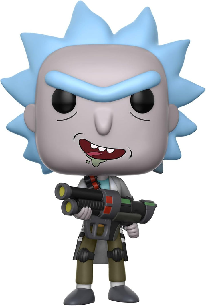 Funko 12439 Actionfigur Rick und Morty: Weaponized Rick Grau / Grau / Weiss, Grau / Grau / Wei&amp;