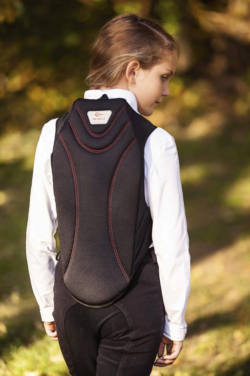 Kerbl Uni Protectosoft Rückenschutz-Weste, Schwarz, XL