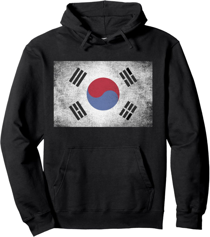 Koreanische Südkorea-Flagge Pride Landhaus Nationalfamilie Pullover Hoodie