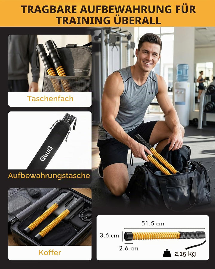 GUUG Battle Rope Ohne Seil Seilloses Training für Zuhause