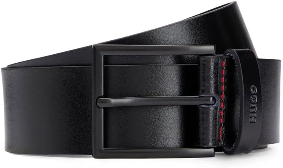 HUGO Herren Belt, Black1