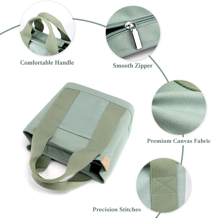 CORIOS Damen Handtasche Canvas Tragetasche Casual Henkeltasche Tote Beutel Multifunktionale Henkelta