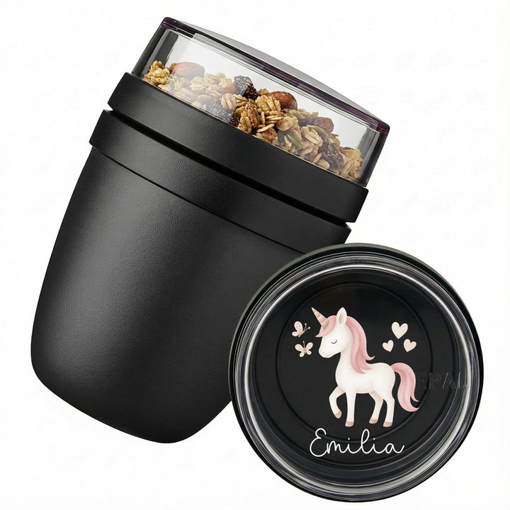 Bärenfreunde Mepal Müslibecher personalisiert, Pot Joghurtbecher, to go Becher, Geeignet für Tiefküh