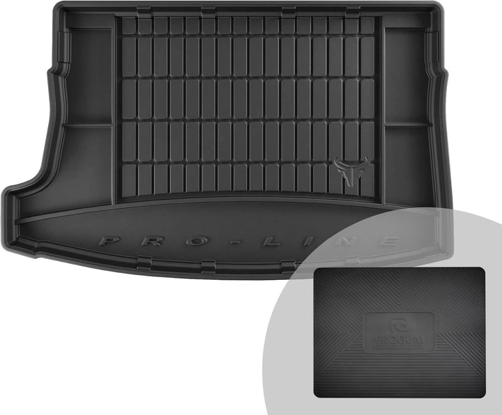 FROGUM ProLine 3D Gummimatte Exklusive Auto Kofferraummatte Kofferraumwanne für Volkswagen ID.3 ab 2