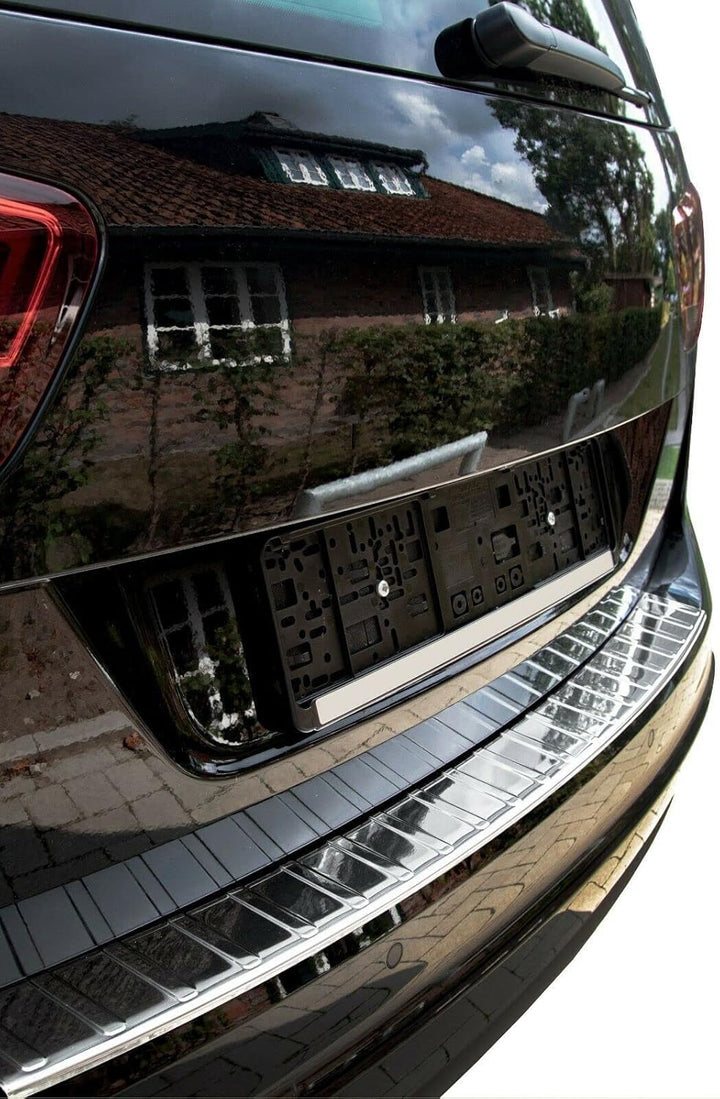 Ladekantenschutz Edelstahl CHROM kompatibel für VW SHARAN II, SEAT ALHAMBRA II ab 2010 | premium Qua