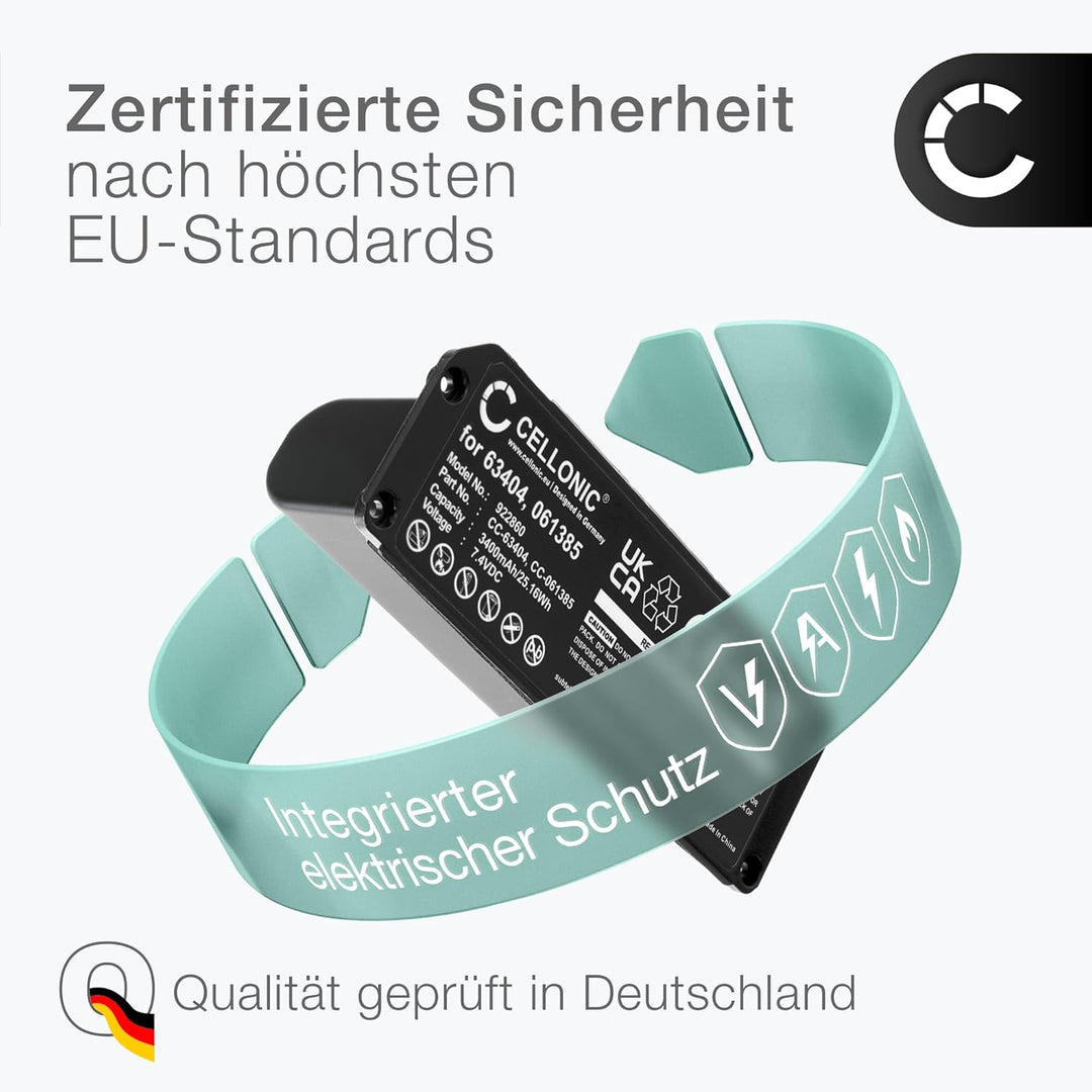 CELLONIC, Lautsprecherakku kompatibel mit Bose Soundlink Mini 1 (3400mAh, 7.4V) 1x Ersatzakku 063287