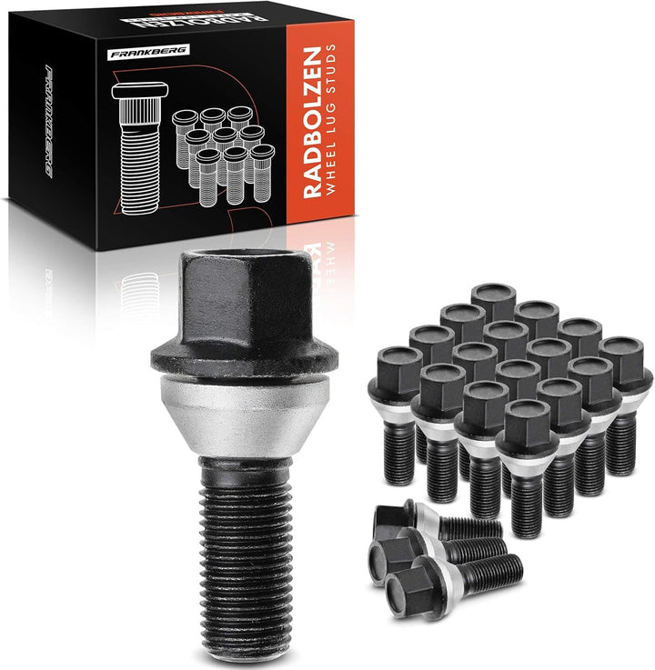 Frankberg 20x Radbolzen Radschraube Vorne Hinten Kompatibel mit X5 E53 3.0d 3.0i 4.4i 4.6is 4.8is 20