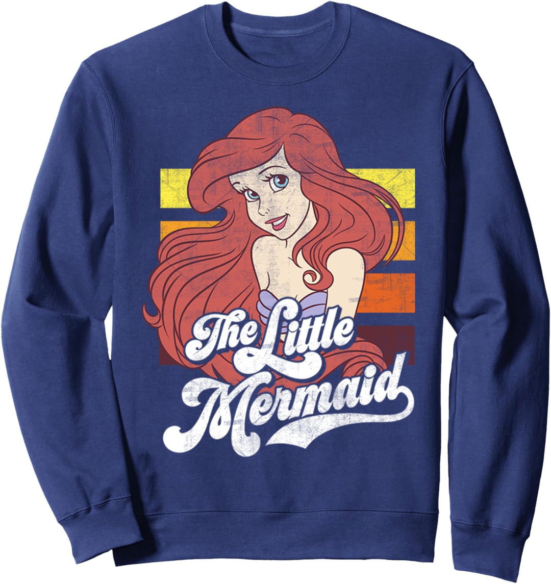 Disney Little Mermaid Vintage Stripes Sweatshirt
