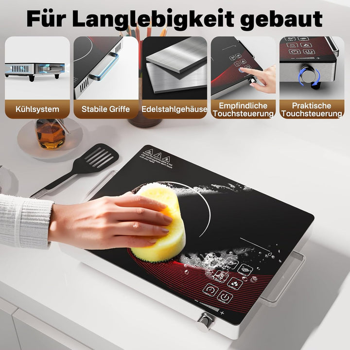 230 V Einzelne Einbauplatte für die Theke