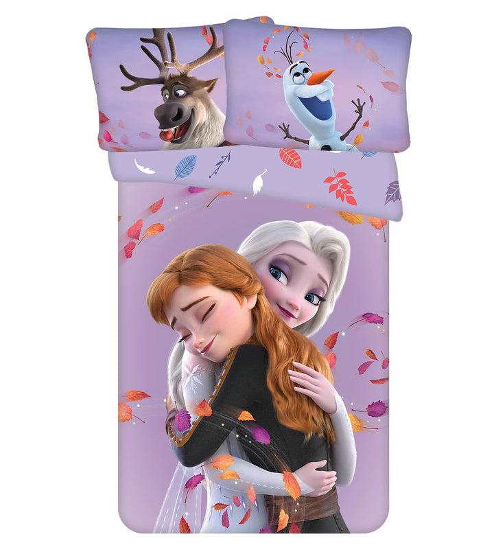 Jerry fabrics Disney Frozen 2 Anna ELSA Olaf Baby Bettwäsche 100 x 135 cm