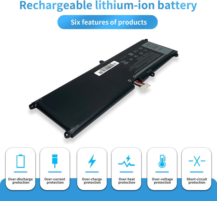 VHR5P XRHWG 0XRHWG RHF3V Laptop Batterie Ersatz für Dell Latitude 11 5175 Latitude 11 5179 Series (7