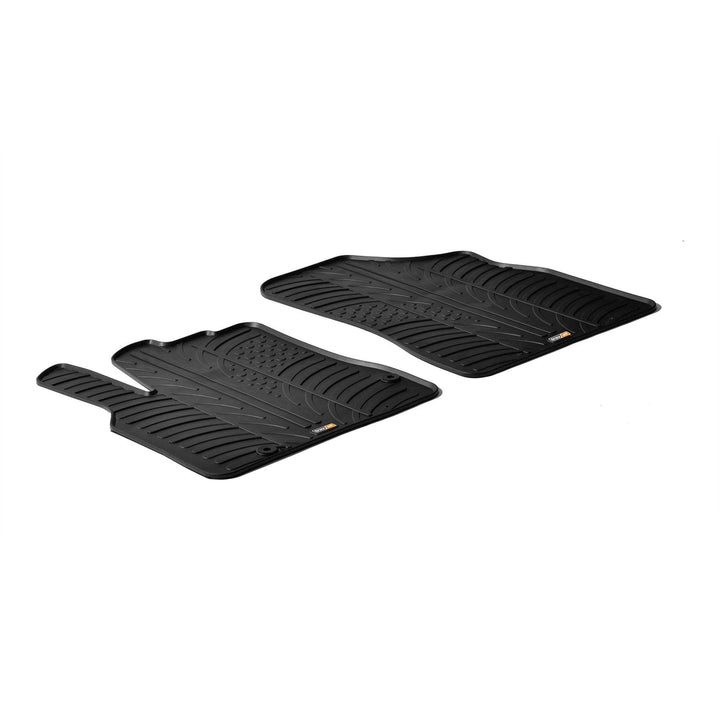 Travall Mats Gummifussmatten Kompatibel Mit Citroen Berlingo Van und Peugeot Partner Van (2008-2018)