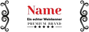 Wein Geschenkset 2-TLG - gravierte Weinflasche 0,7 Liter und Holzbox - perfekt für Geburtstag, Weihn