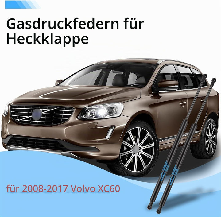 2x Aktualisierte Version Heckklappendämpfer für 2008-2017 Volvo XC60 Kofferraum Dämpfer Gasdruckdämp