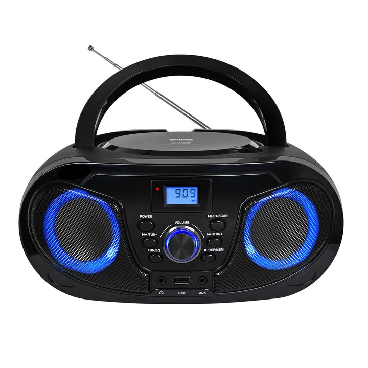 Silva Schneider MPC 25.4 USB – Tragbarer CD-Player mit UKW-Radio, USB für MP3, AUX & Kopfhöreranschl
