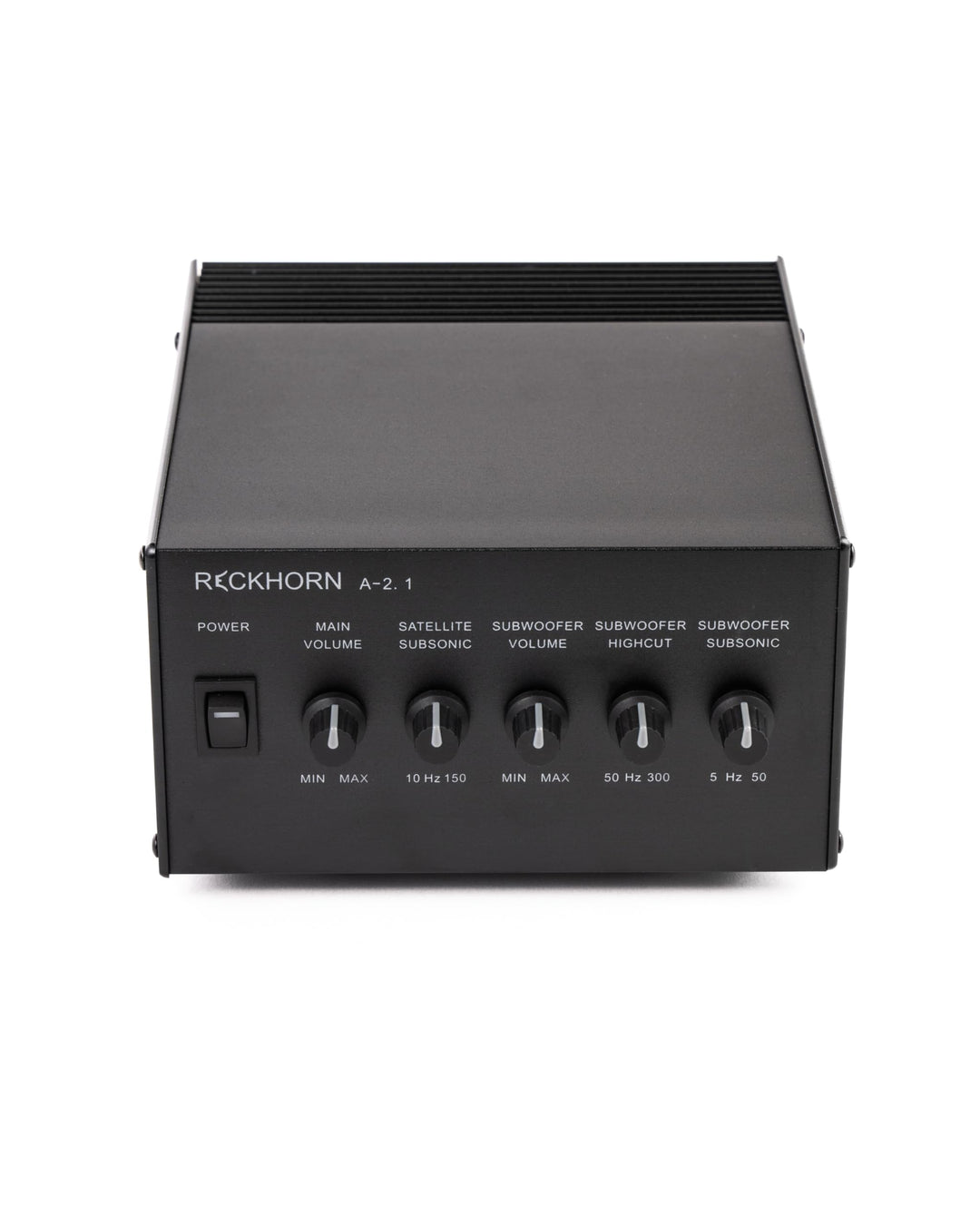 Reckhorn Stereo Verstärker 2.1 Mono Subwoofer - Stereo Endstufe & Aktivweiche