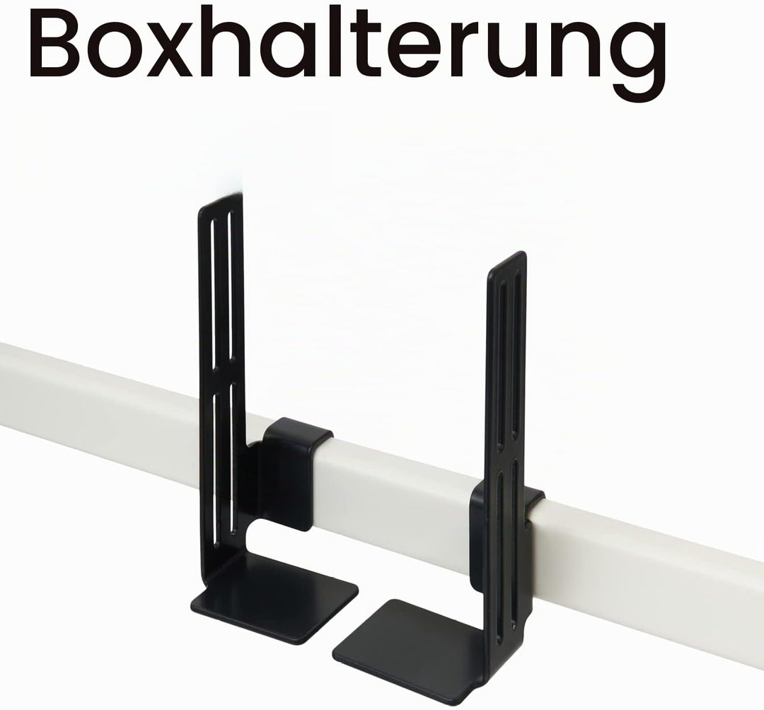 TV-Box &amp; Spielkonsole Halterung | Hinten am Pedestal TV-Möbel | Kompatibel mit Xbox &amp; PS4 | Passt zu