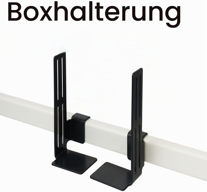 TV-Box &amp; Spielkonsole Halterung | Hinten am Pedestal TV-Möbel | Kompatibel mit Xbox &amp; PS4 | Passt zu