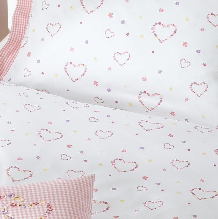 Lorena Mako-Satin Bettwäsche Lilly 1 Bettbezug 135 x 200 cm + 1 Kissenbezug 80 x 80 cm 135 cm x 200