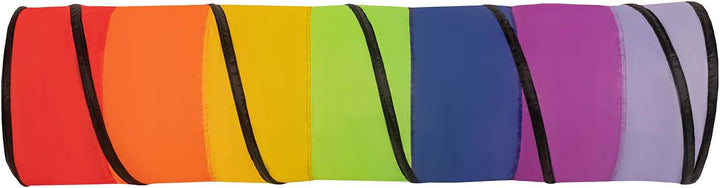 Selonis Pop-Up Tunnel Mit 900 Bälle Für Kinder Krabbel Spieltunnel, Mehrfarbig:Mint/Babyblau/Türkis/