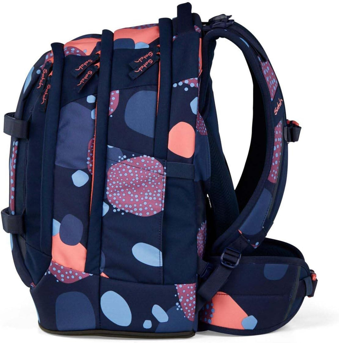 Satch Pack Schulrucksack Set 2tlg. inkl. Pencil Slider (Coral Reef), Coral Reef