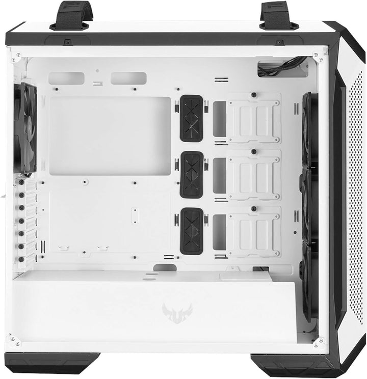 ASUS TUF Gaming GT501 White Edition Mid-Tower Computergehäuse für bis zu EATX Motherboards mit 2 x U