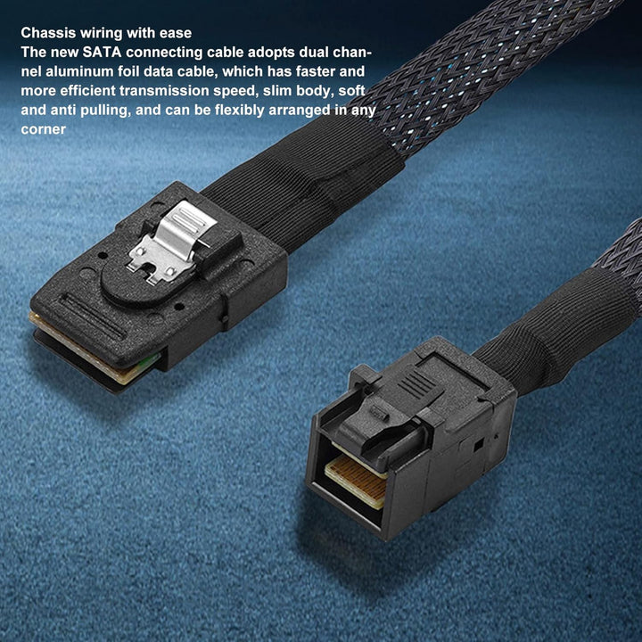 Elprico 12G Internes -SAS-HD-SFF-8643-zu-SFF-8087-Kabel, Internes -SAS-zu-SAS-Kabel, Verlustarmes, F