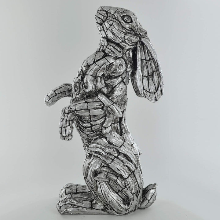 Dekofigur Hase, Treibholz-Stil, Heimdekoration, Landhausstil, Hase, Skulptur, Geschenk, Statue