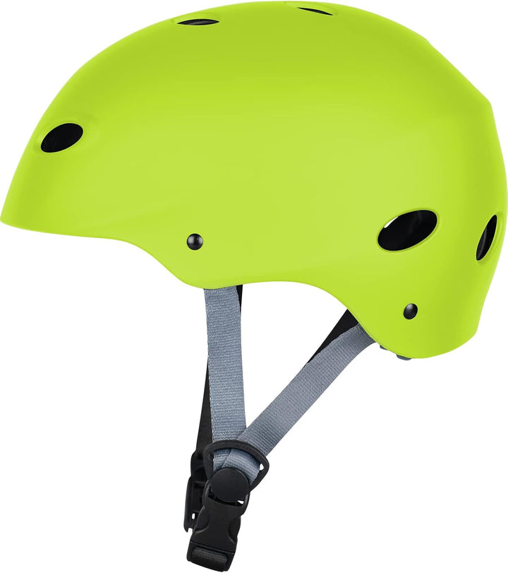 Mesle Wassersport Helm Ultuna, Wakeboard Helm Abnehmbarer Ohrenschutz, Kite Helm lime XL, lime XL