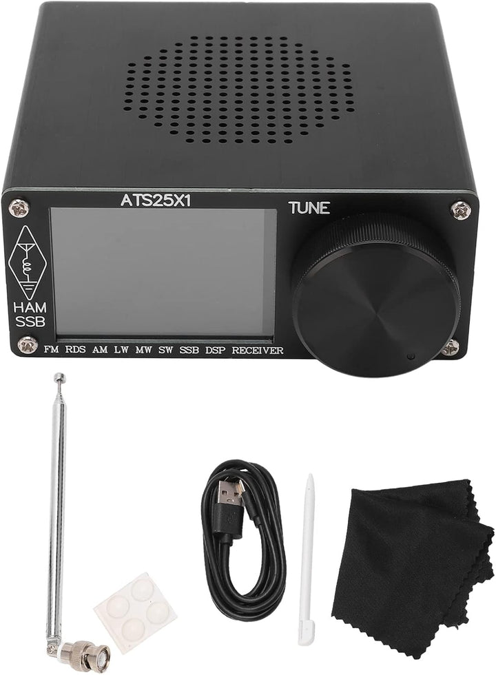 ATS25X1 Upgrade Si4732 Vollband-FunkempfäNger FM AM (MW und SW) SSB-KurzwellenempfäNger mit 2,4-Zoll