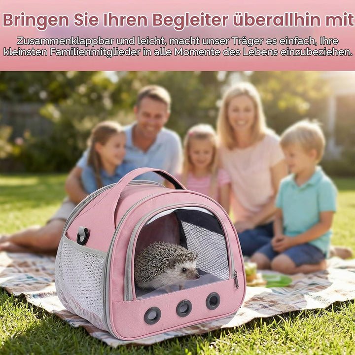 Durchsichtiger Haustiertransporter,Tragbarer Transparenter Reisekäfig,Transportbehälter,Haustier Rei