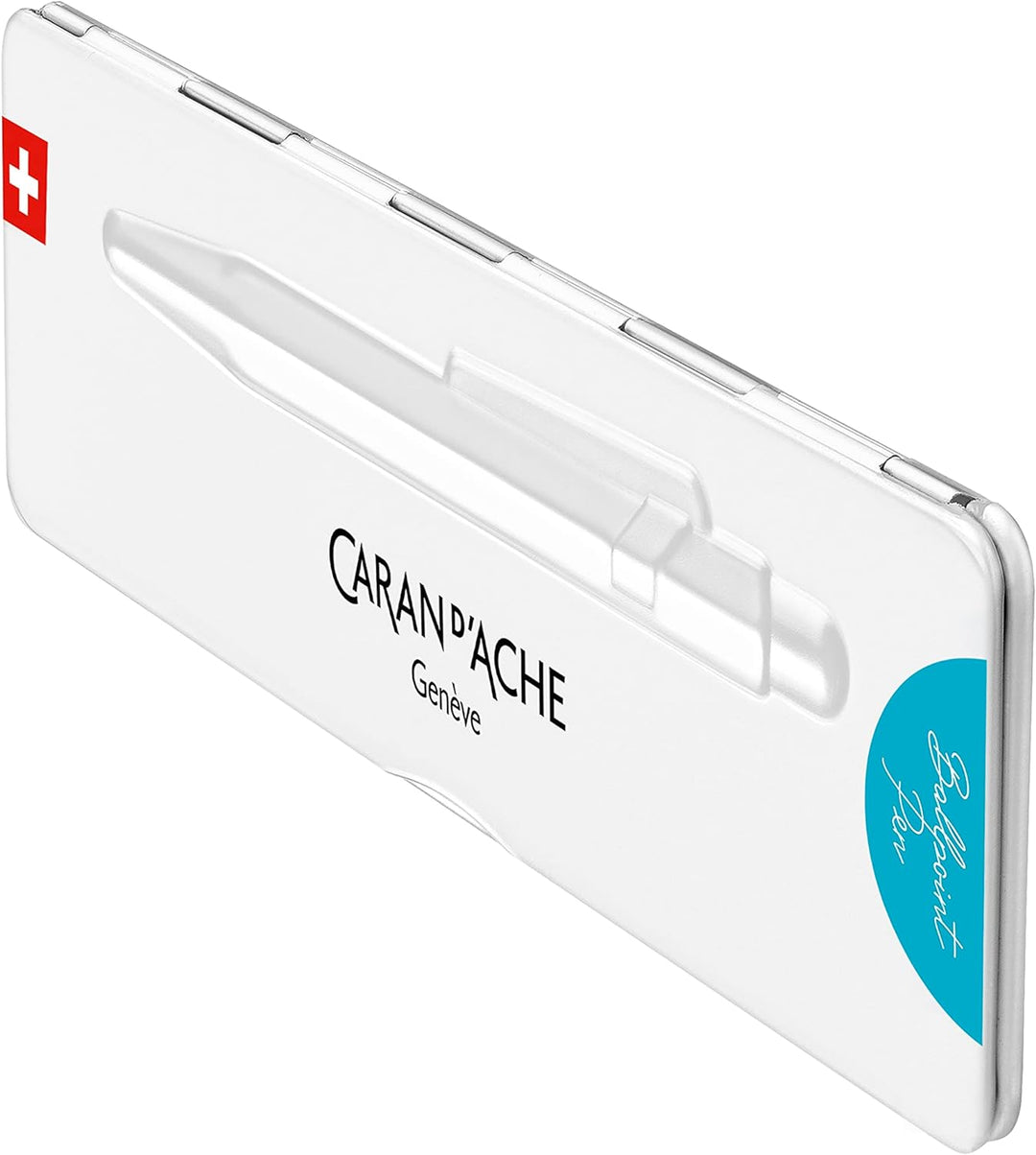 Caran d'Ache Kugelschreiber 849 Colormat-X türkis mit Slimpack