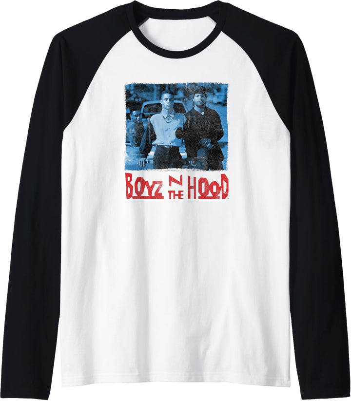 Boyz n the Hood Rot und Blau Raglan