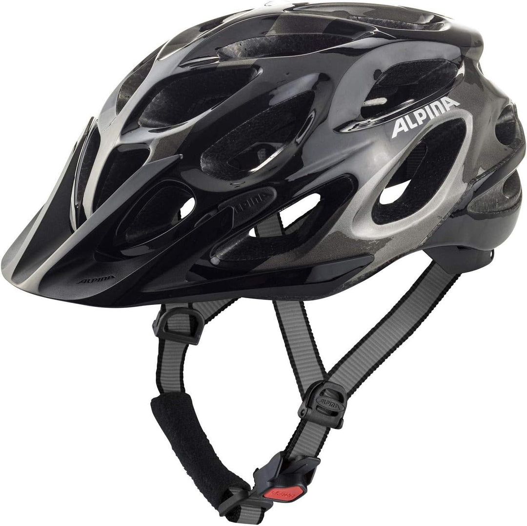 ALPINA Fahrradhelm Thunder black-anthracite 52-57, black-anthracite 52-57