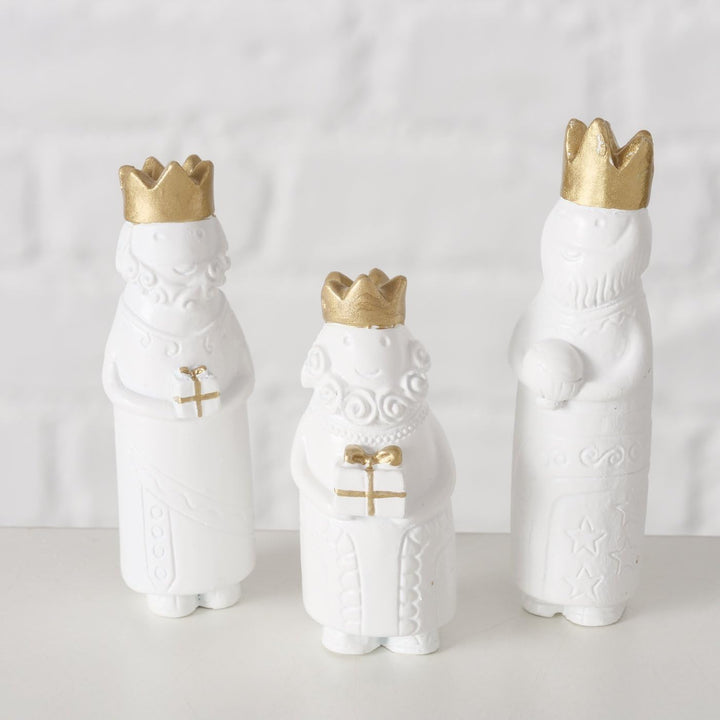 Boltze Home Minimalistische Weihnachtskrippe NATOS, 11 Figuren