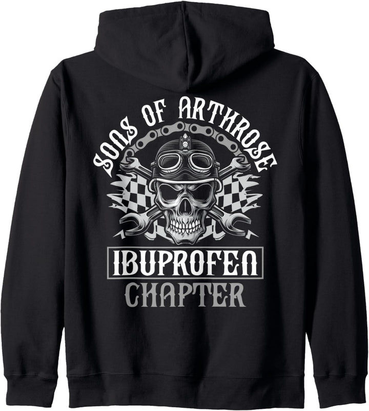 Sons of Arthrose - Ibuprofen Chapter Biker Motorradfahrer Kapuzenjacke