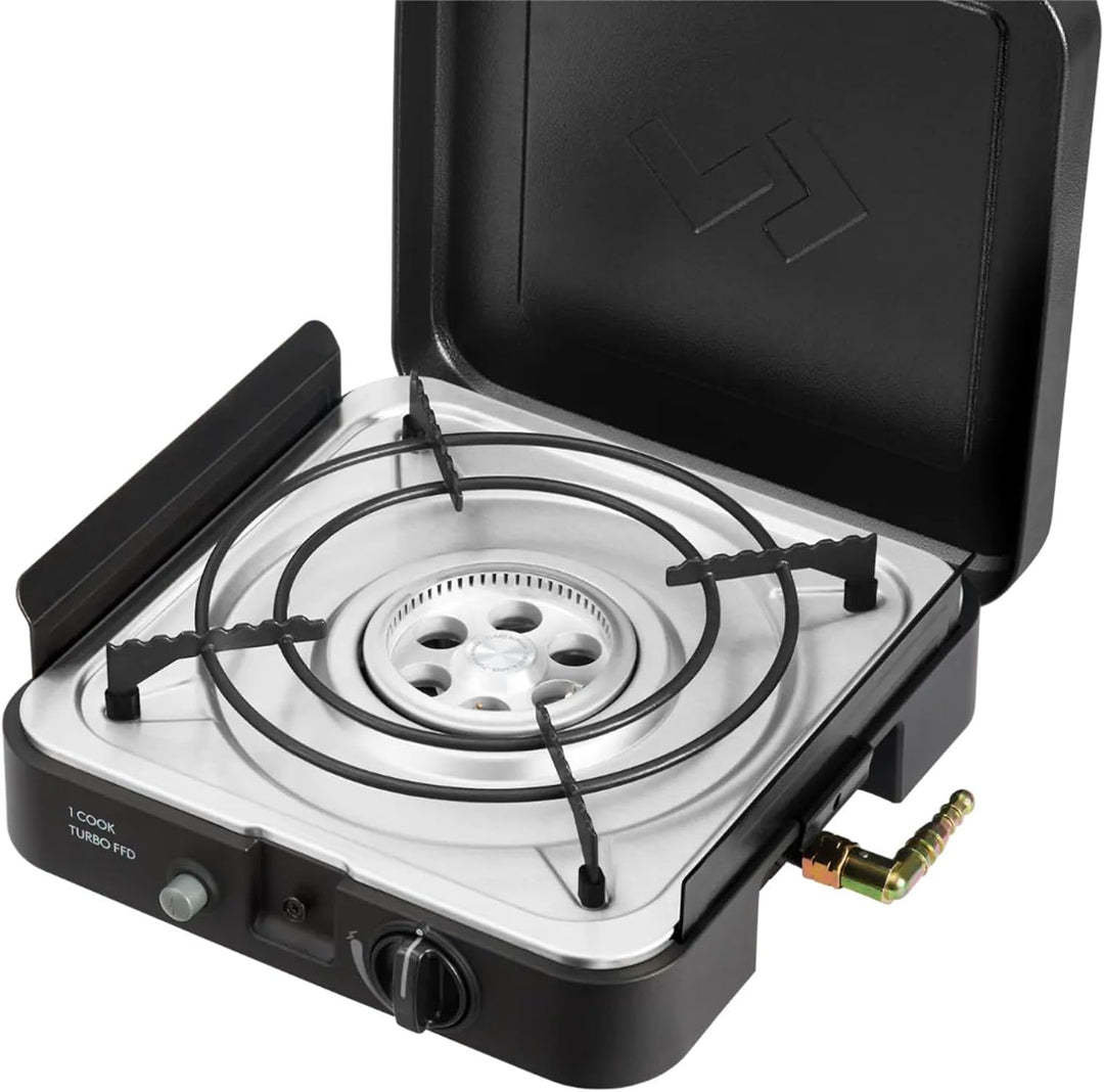 CADAC - 1 Cook Turbo FFD Stove - 50mBar - Grillen - Tragbare Grills - Kochfläche aus Edelstahl - Ink
