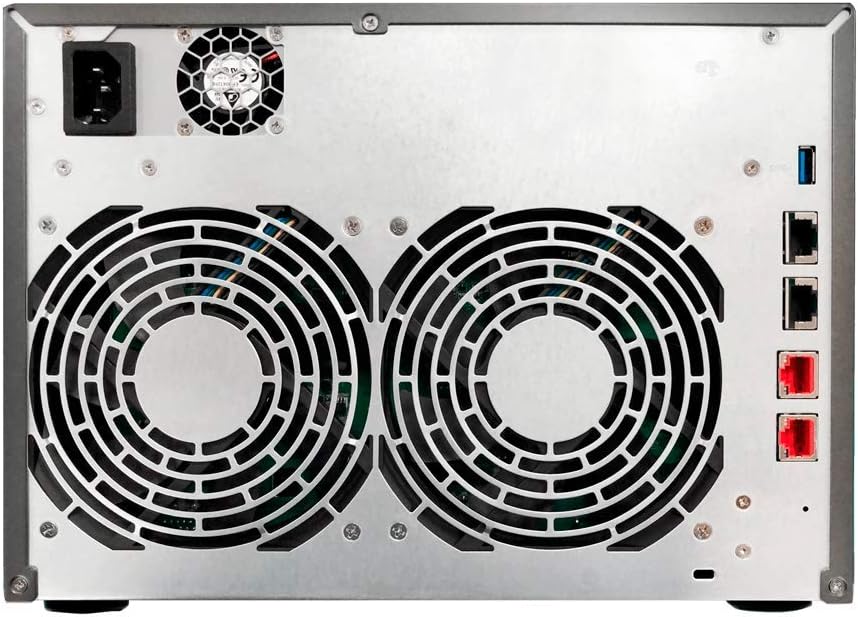 Asustor Lockerstor 8 AS6508T 8 Bay NAS - Netzwerkspeicher Gehäuse, Quad Core 2.1GHz CPU, 8GB RAM DDR