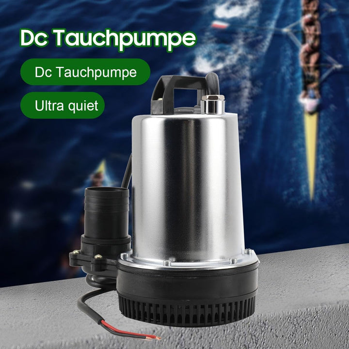 ECUTEE DC 12V Tauchpumpe Wasserpumpe Pumpe Schmutzwasser Tauchpumpe Pumpe Max 6000 L/h 160W Wasserpu