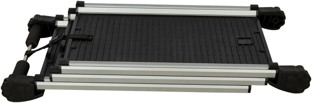 Knuffelwuff Hunderampe 70-158cm - Ausziehbare Teleskoprampe als Einstiegshilfe für Haustiere ins Aut