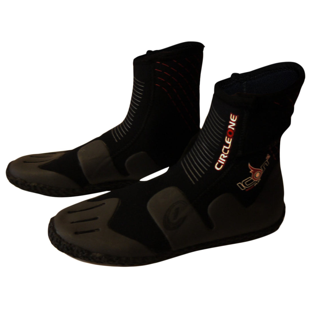 Circle One Icon Neoprenanzug Stiefel, Unisex 11 Schwarz, 11 Schwarz