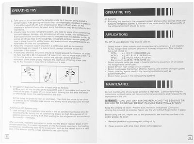 Leapiture Gasleckdetektor XP-1A SF6 Hochempfindlicher Halogen-Leck-Detektor Kältemittel-Lecksucher A